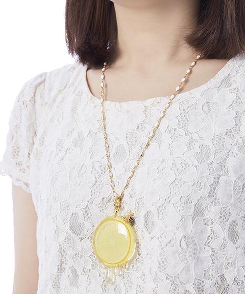 Honey & Bee & Lemon Necklace