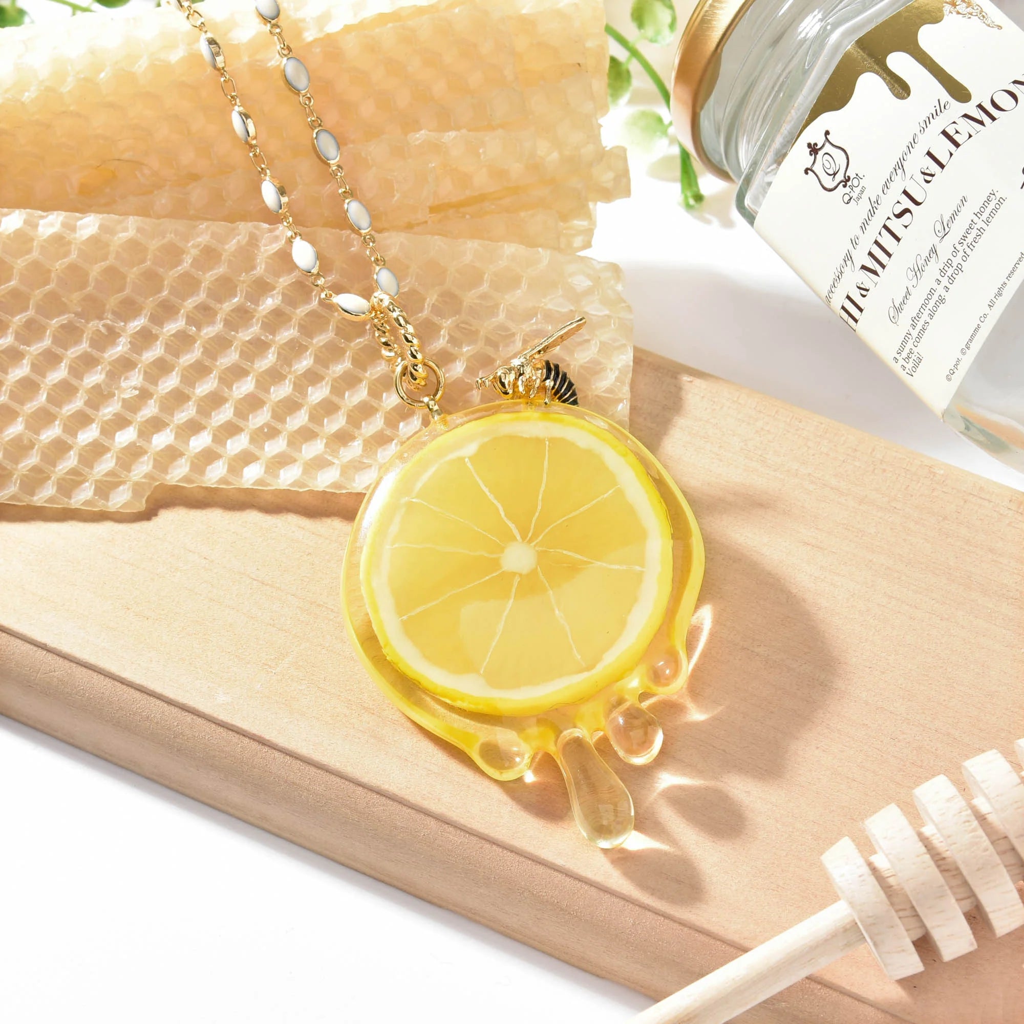Honey & Bee & Lemon Necklace