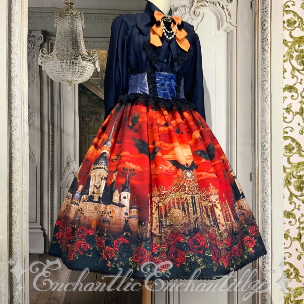 Phantom Rose Castle ~Invitation from Duke Bat~ Skirt