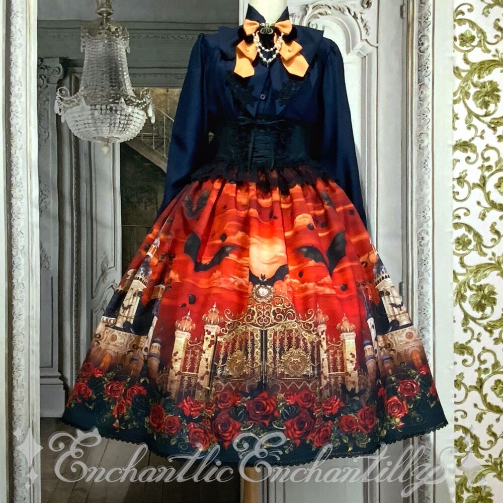 Phantom Rose Castle ~Invitation from Duke Bat~ Skirt