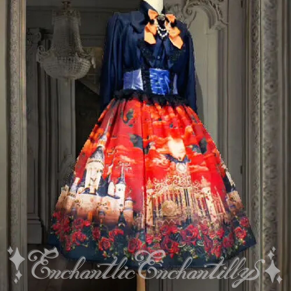 Phantom Rose Castle ~Invitation from Duke Bat~ Skirt