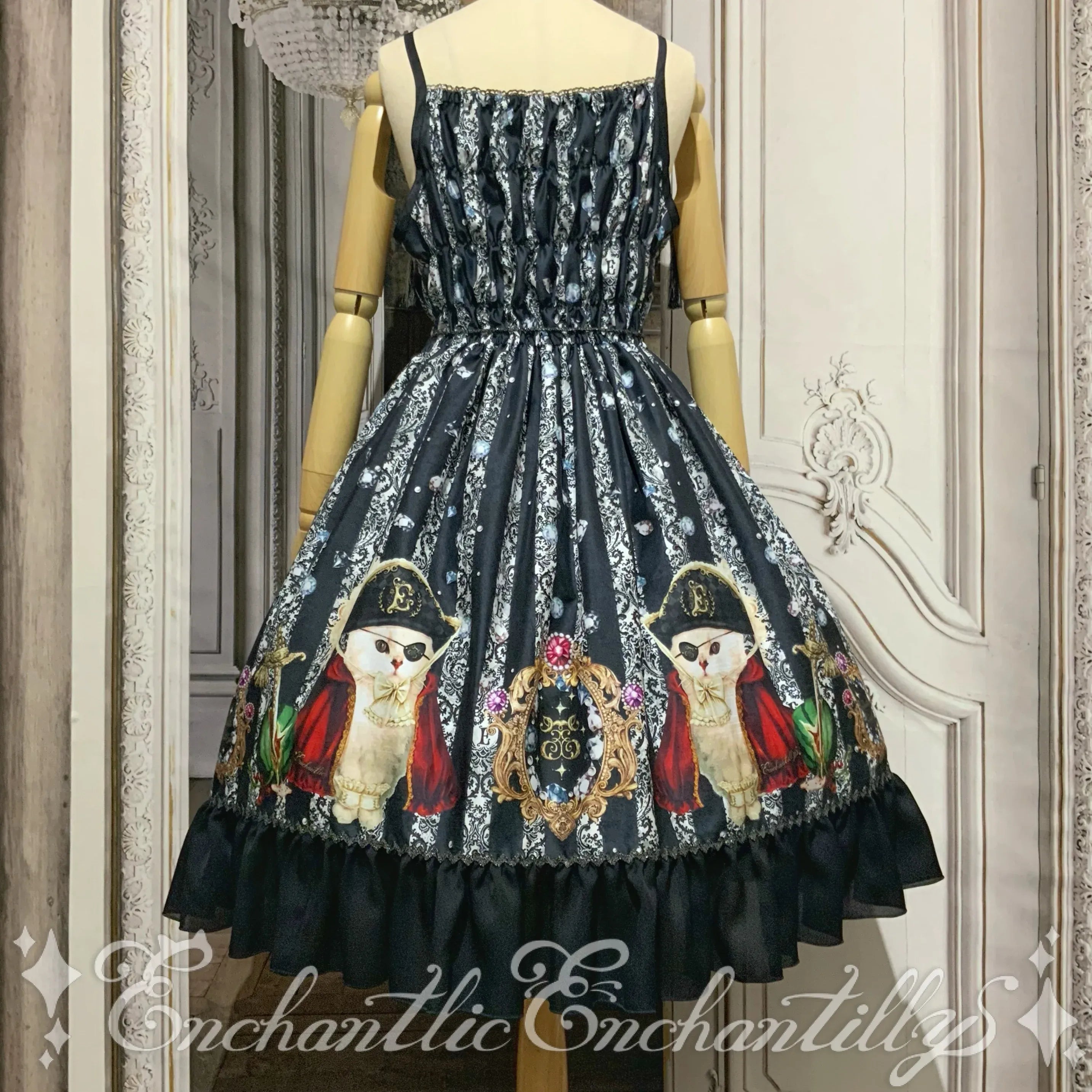 Elegant Pirate Cat Jumperskirt