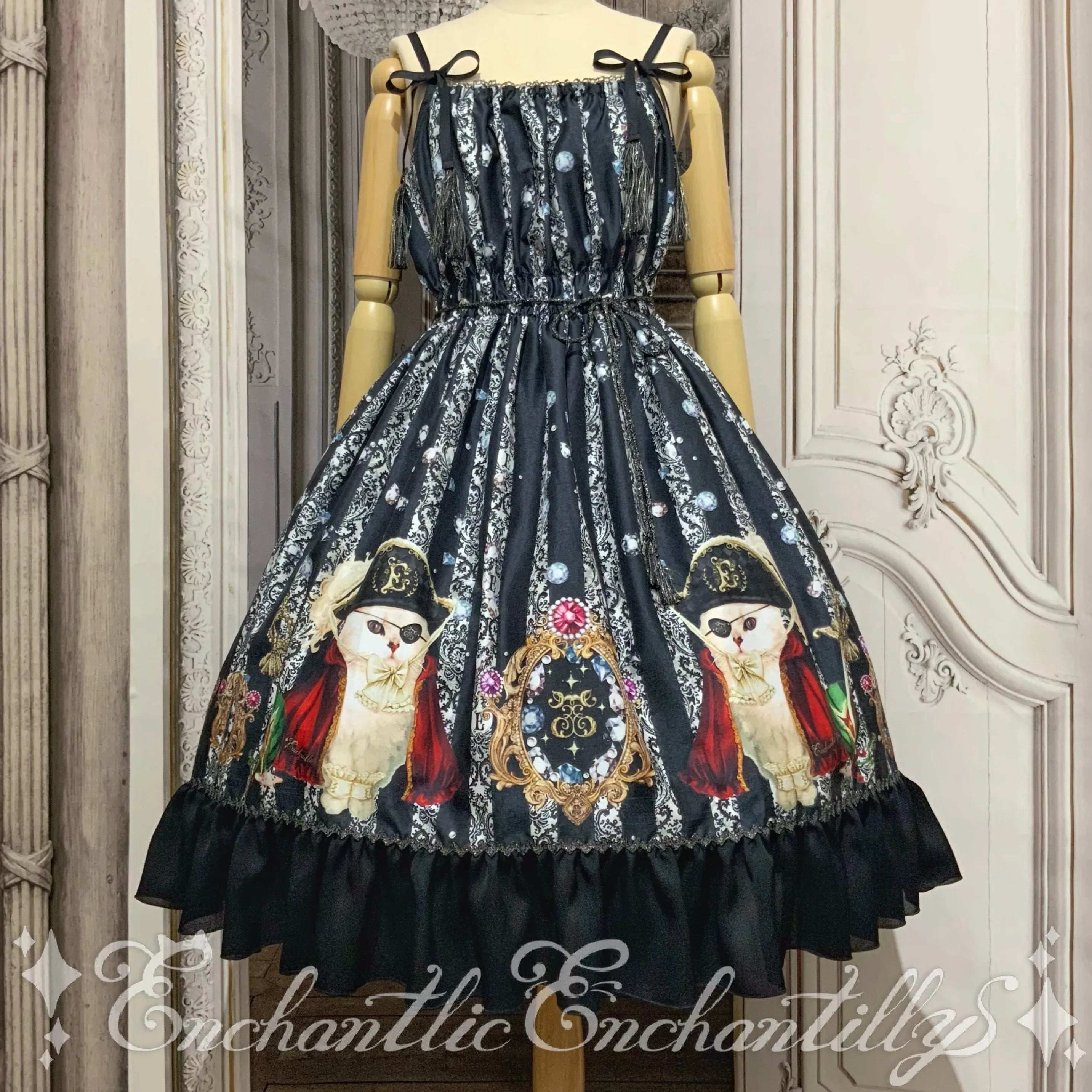 Elegant Pirate Cat Jumperskirt