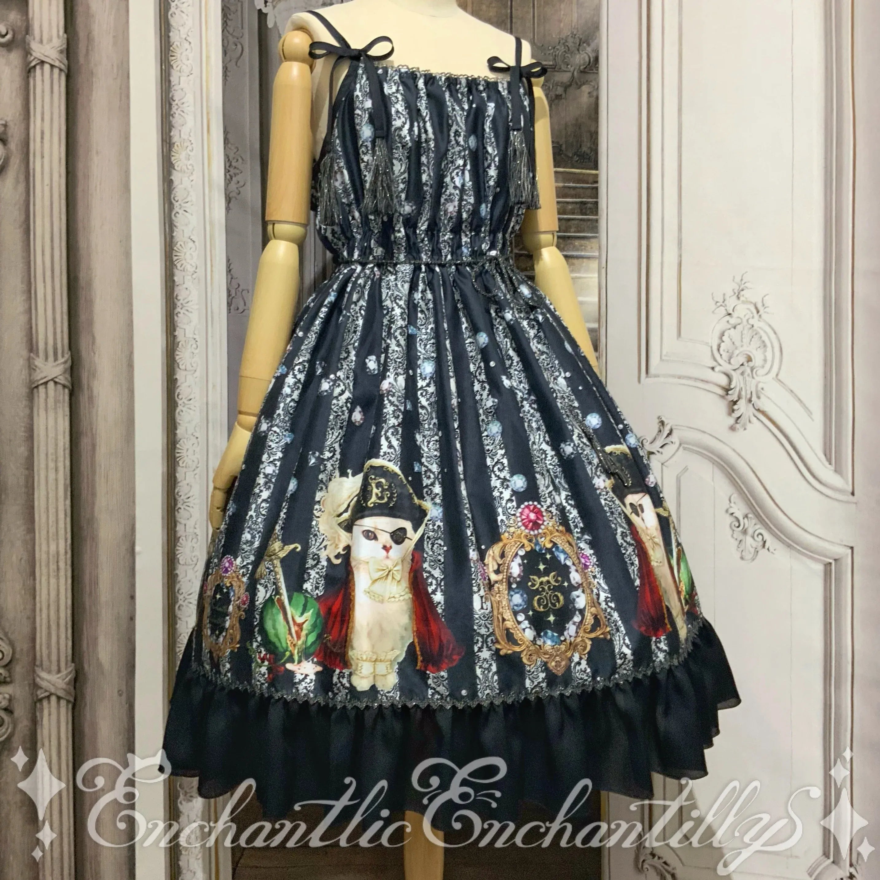 Elegant Pirate Cat Jumperskirt