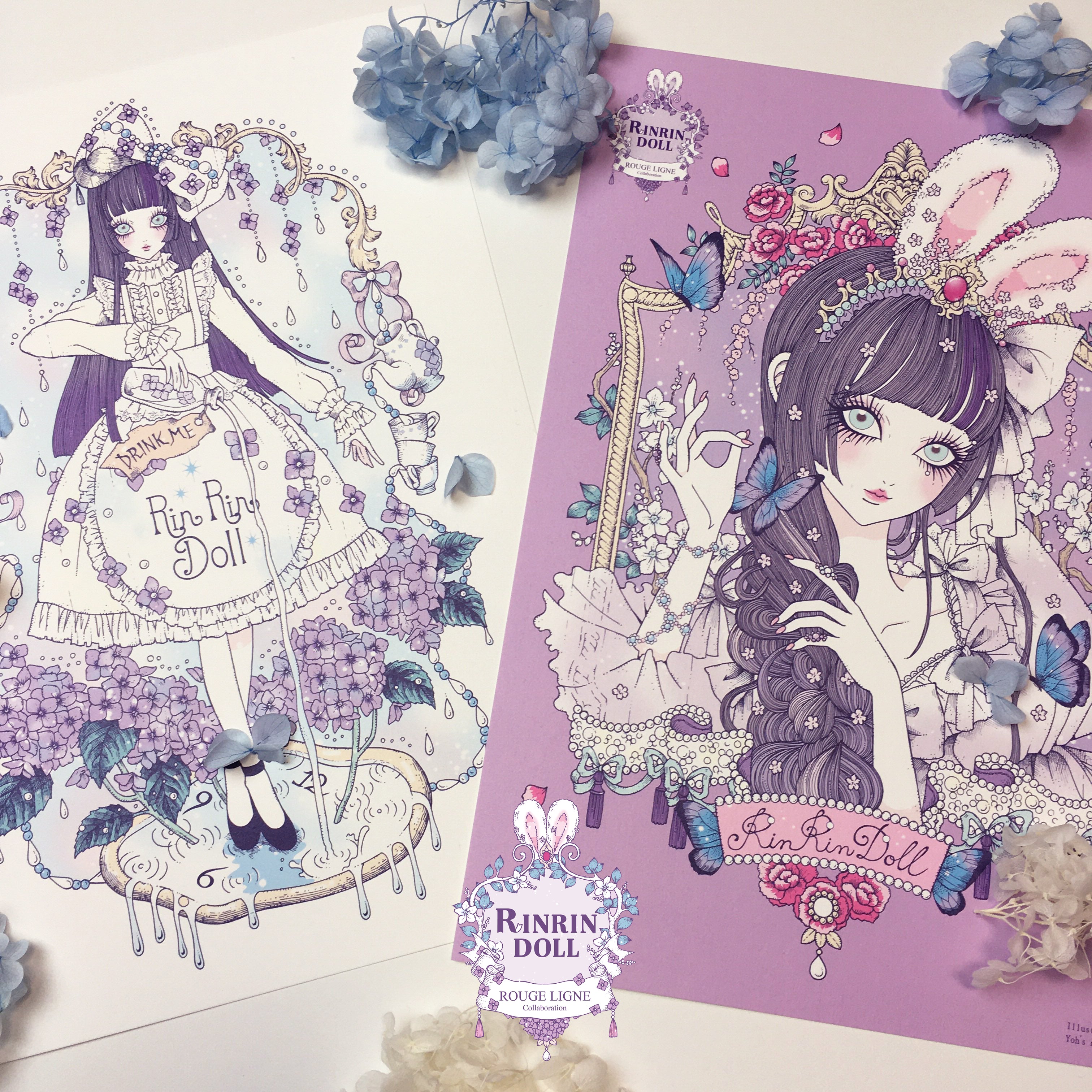 RinRin x Yoh's Monochrome World - A4