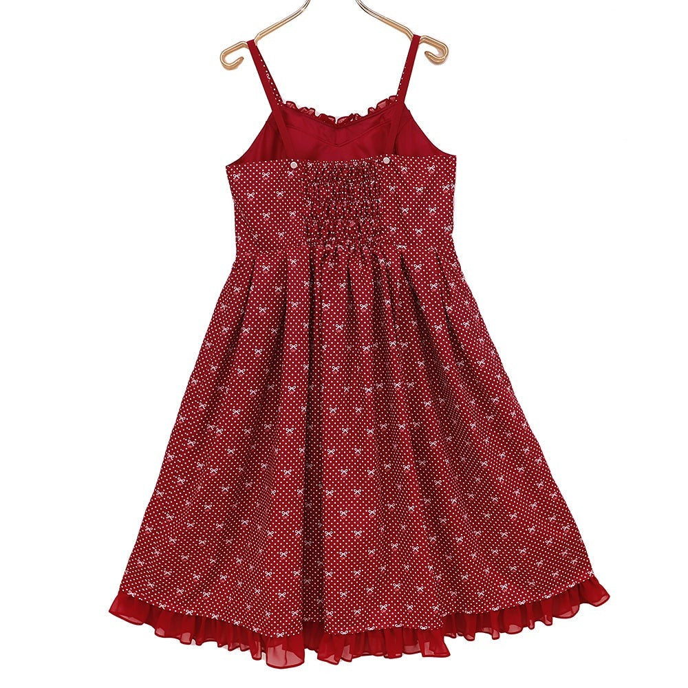 Little Dot Ribbon Jumperskirt