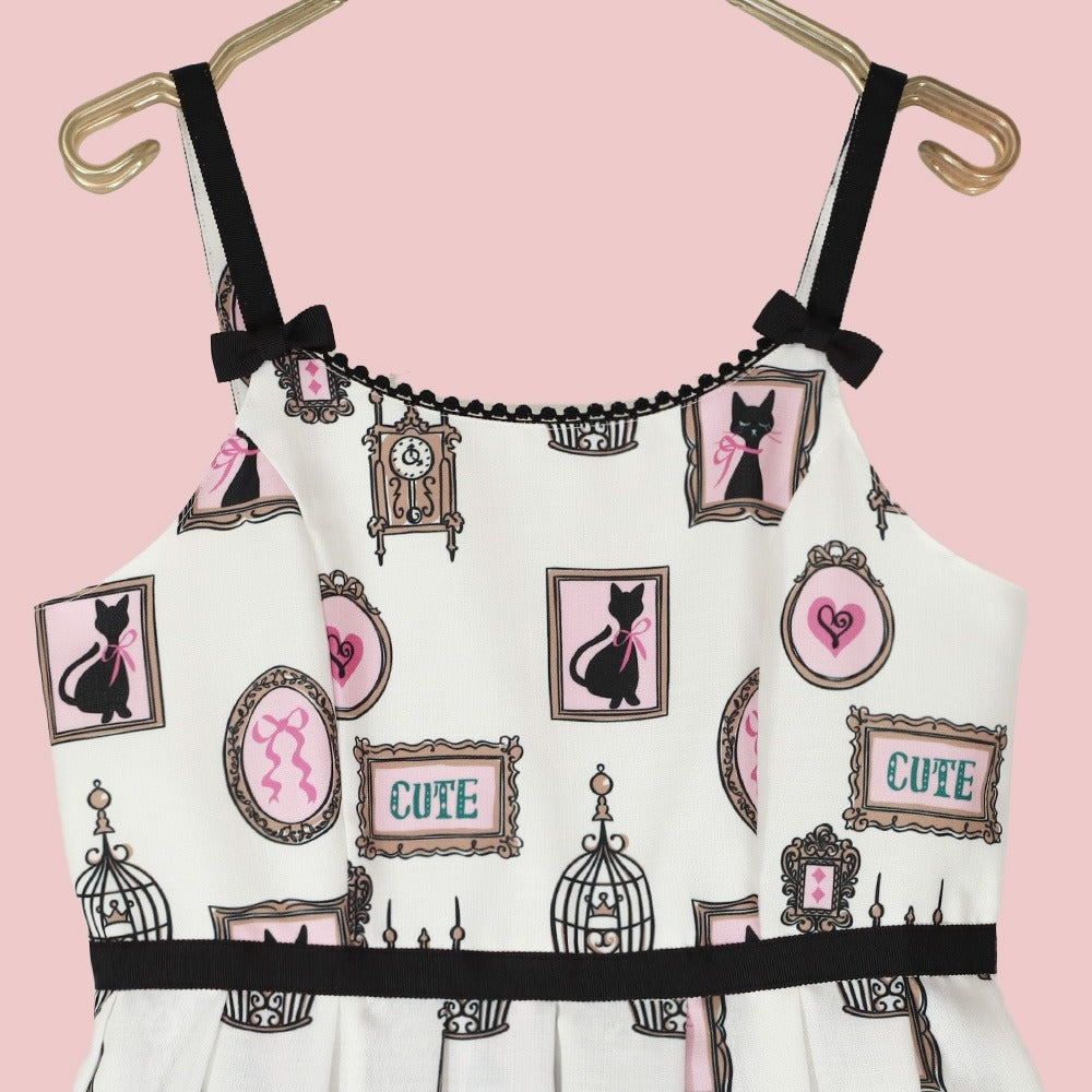 Velvet Cats Camisole Dress