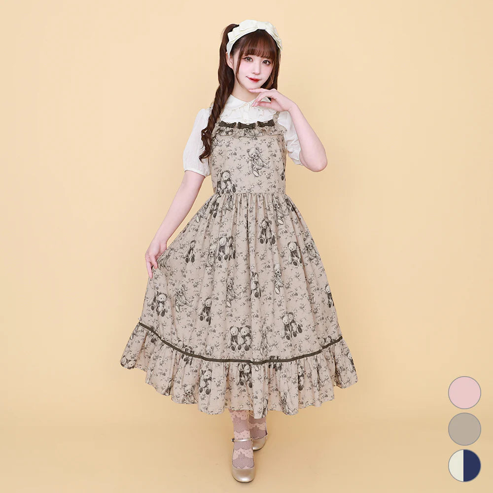 Vintage Bear Jumper Dress