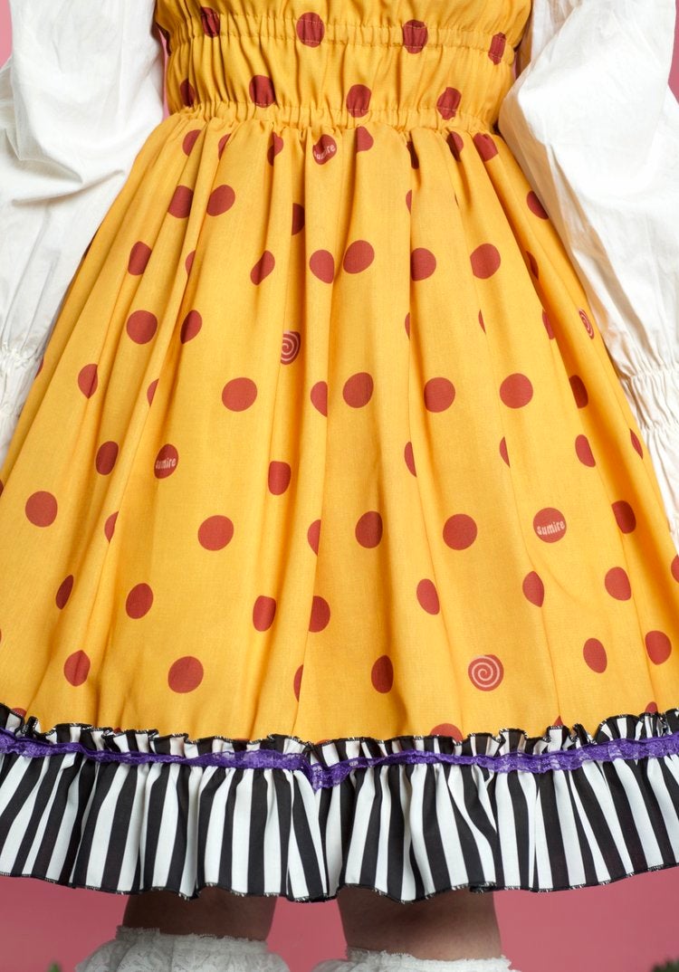 Gurotesque Melancholia Polka Dot Jumperskirt