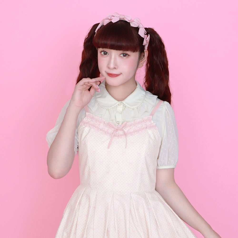 Little Dot Ribbon Jumperskirt