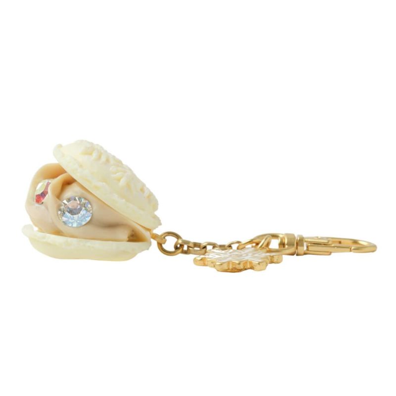 Snow Crystal Macaron Bag Charm