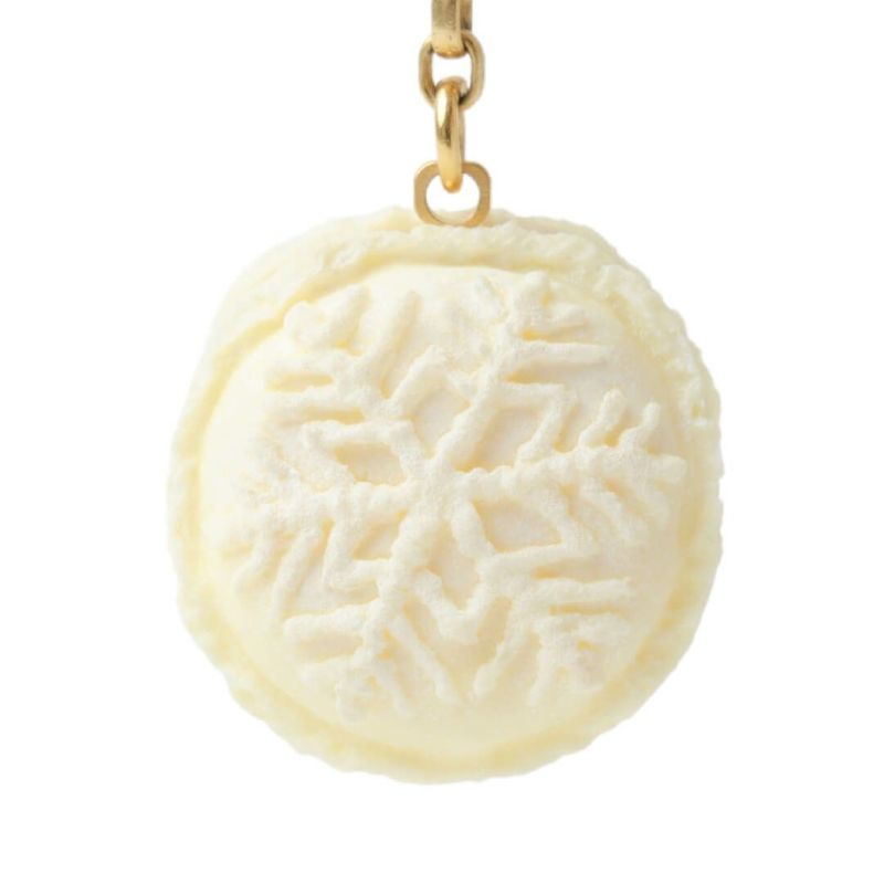 Snow Crystal Macaron Bag Charm