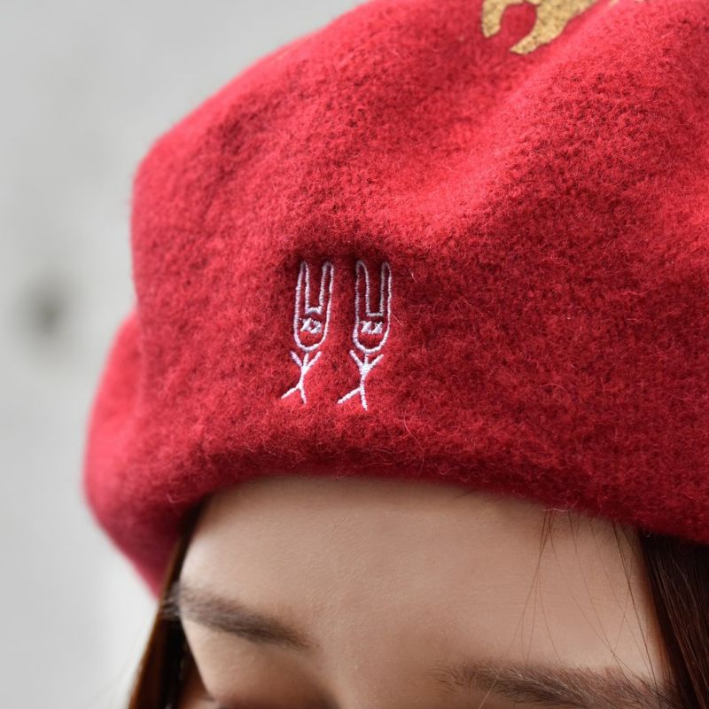 Candy & Tooth Beret by Poppy