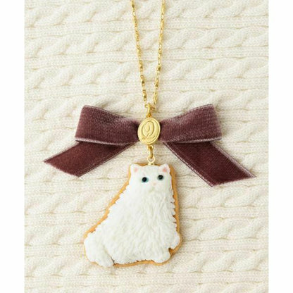 Persian Cat Sugar Cookie Necklace