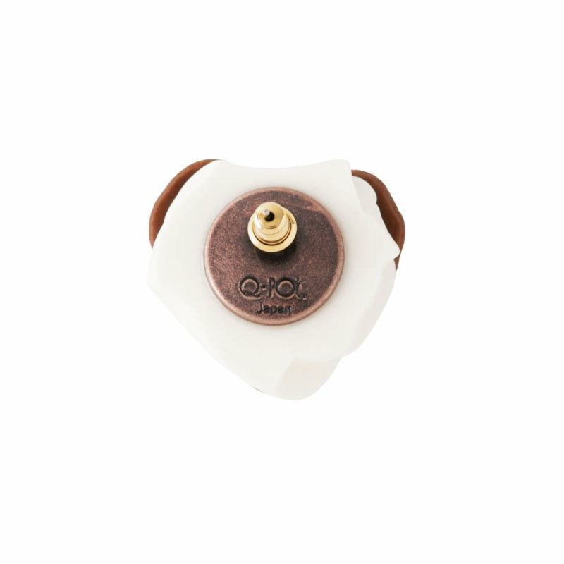 Chocolate Waffle Earring - Brown