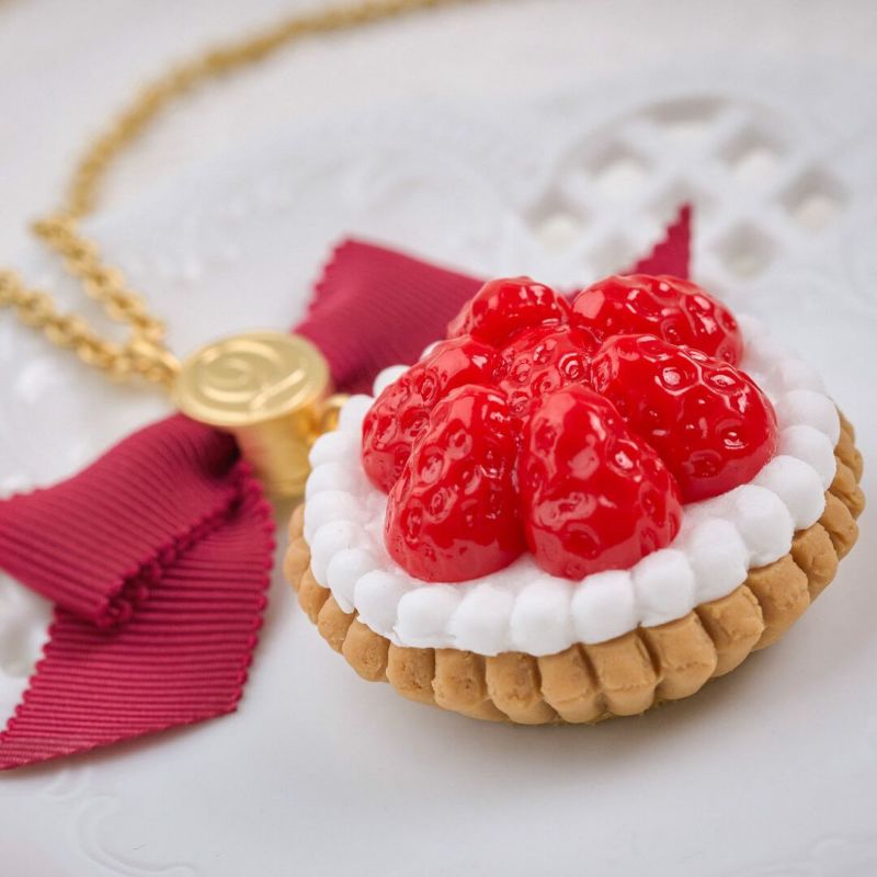 Strawberry Tart Necklace