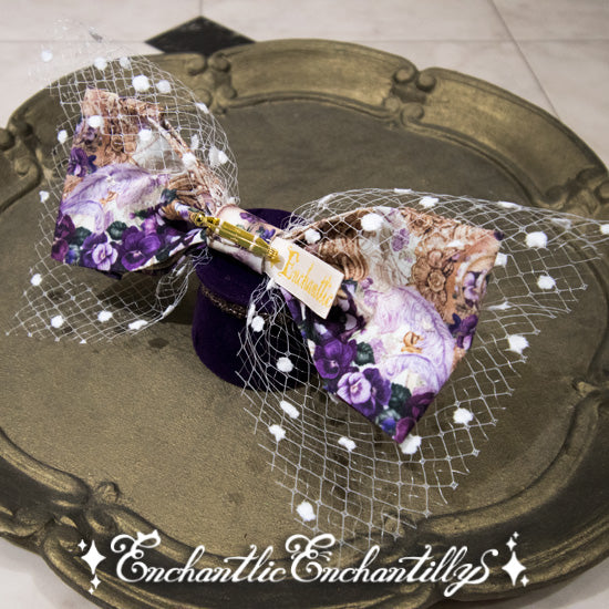 The Crown Of The Violet Princess Tulle Ribbon Brooch