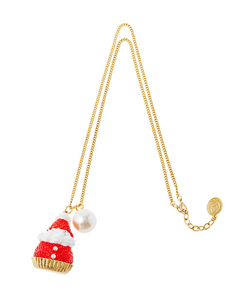 Strawberry Santa Claus Necklace