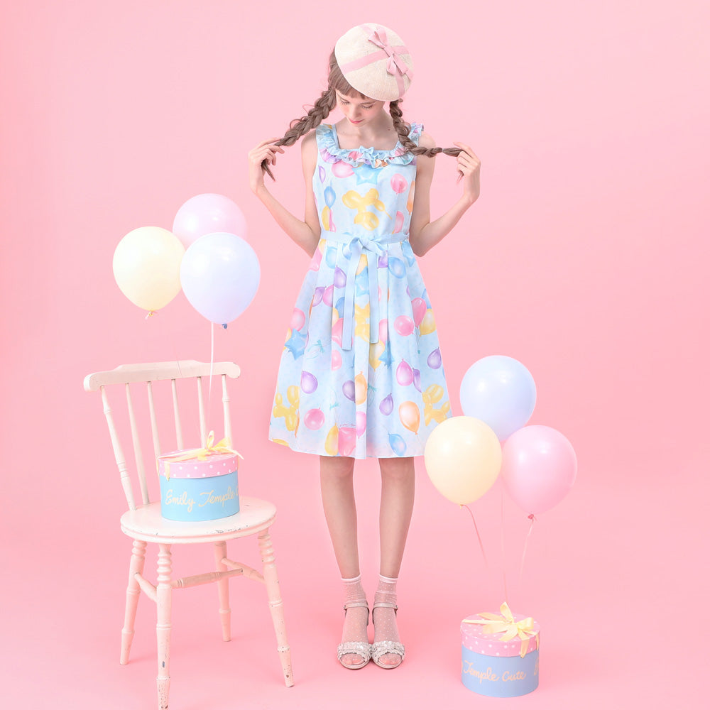 Balloon Sleeveless Dress