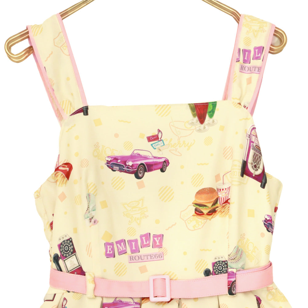 American Diner Sleeveless Dress