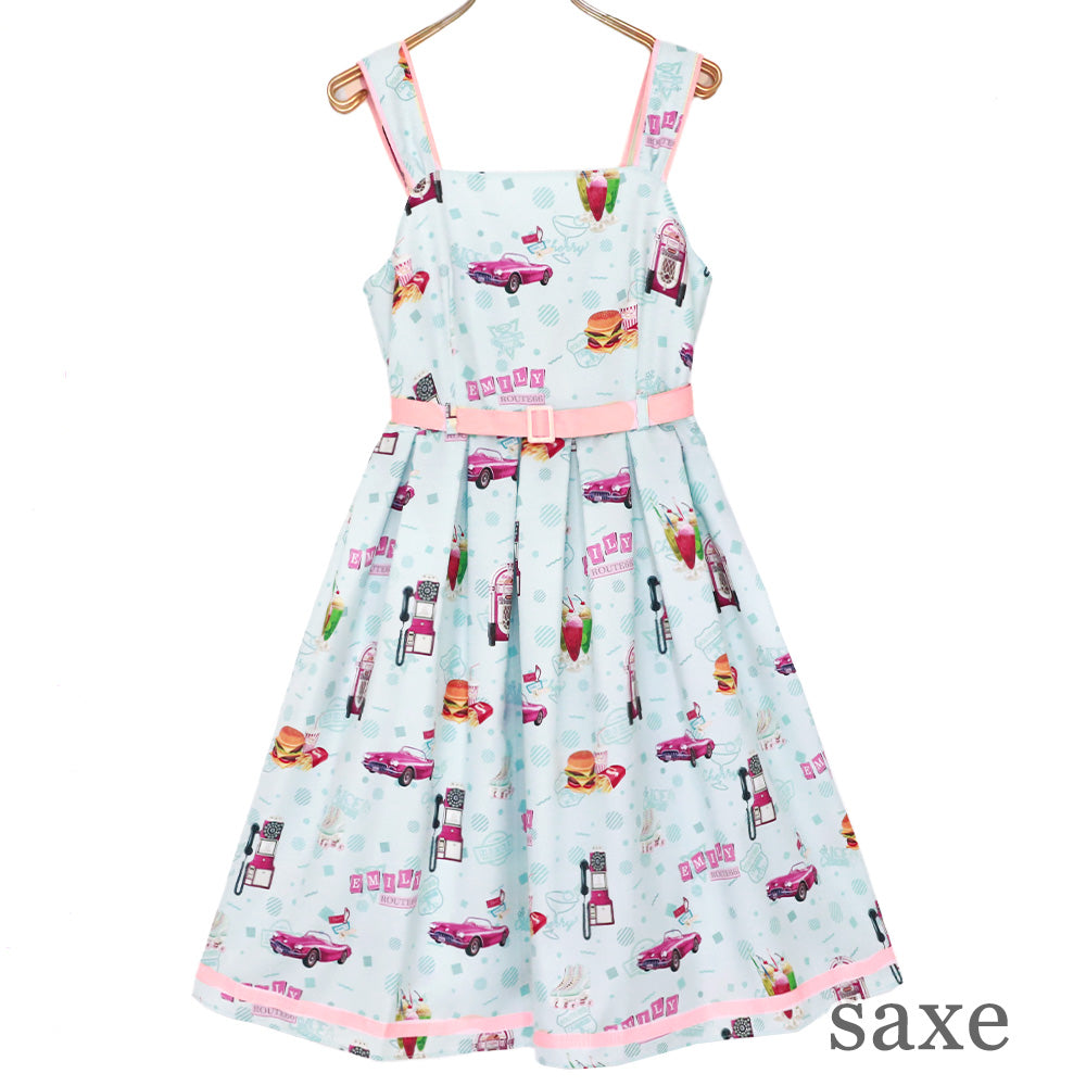 American Diner Sleeveless Dress