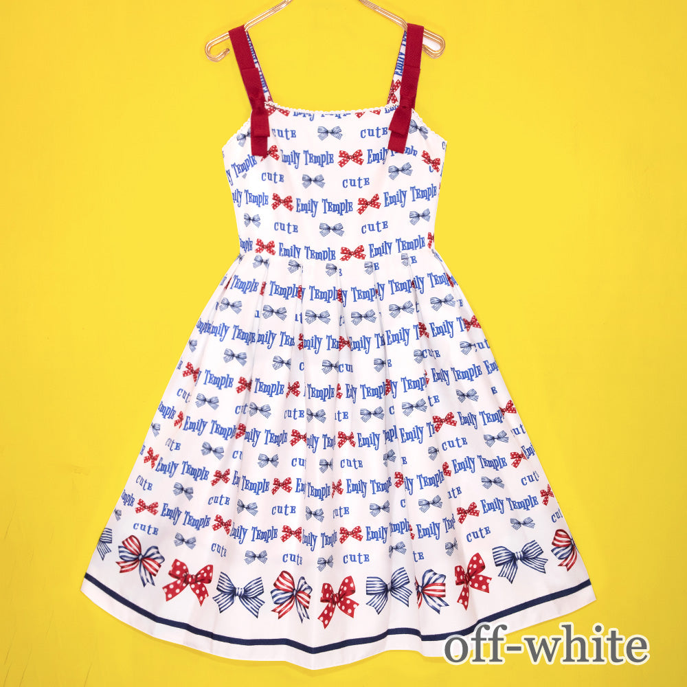 Triple Ribbon Camisole Dress