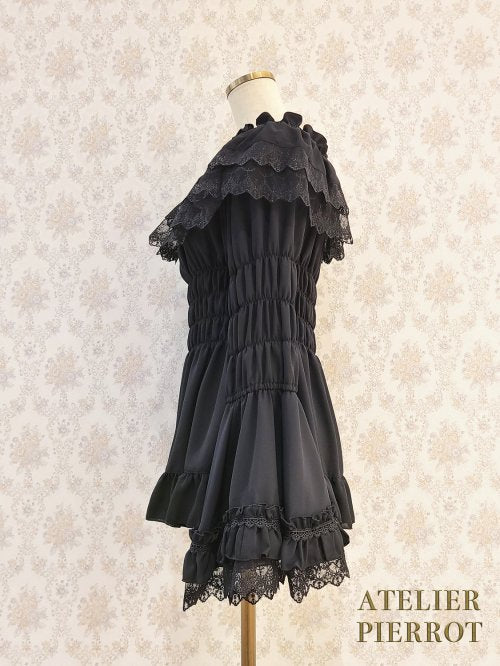 Shirring Princess Sleeve Blouse