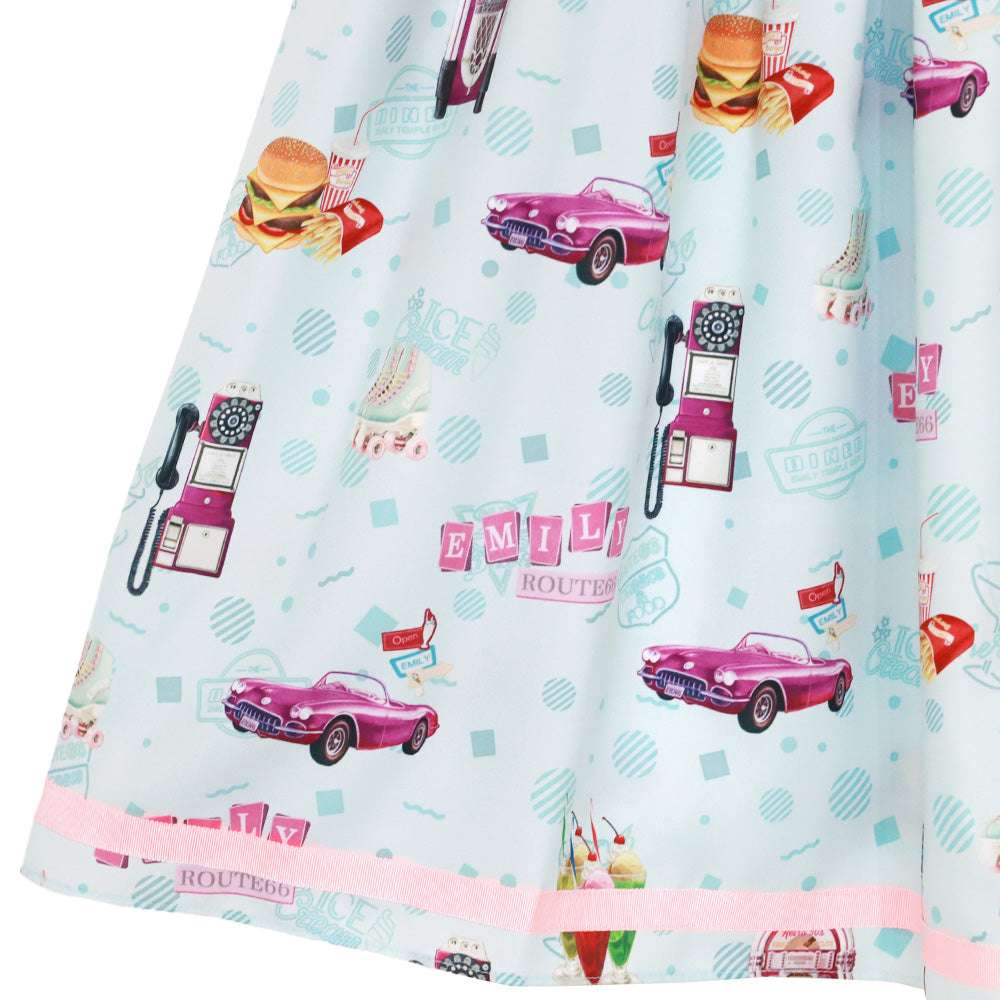 American Diner Sleeveless Dress