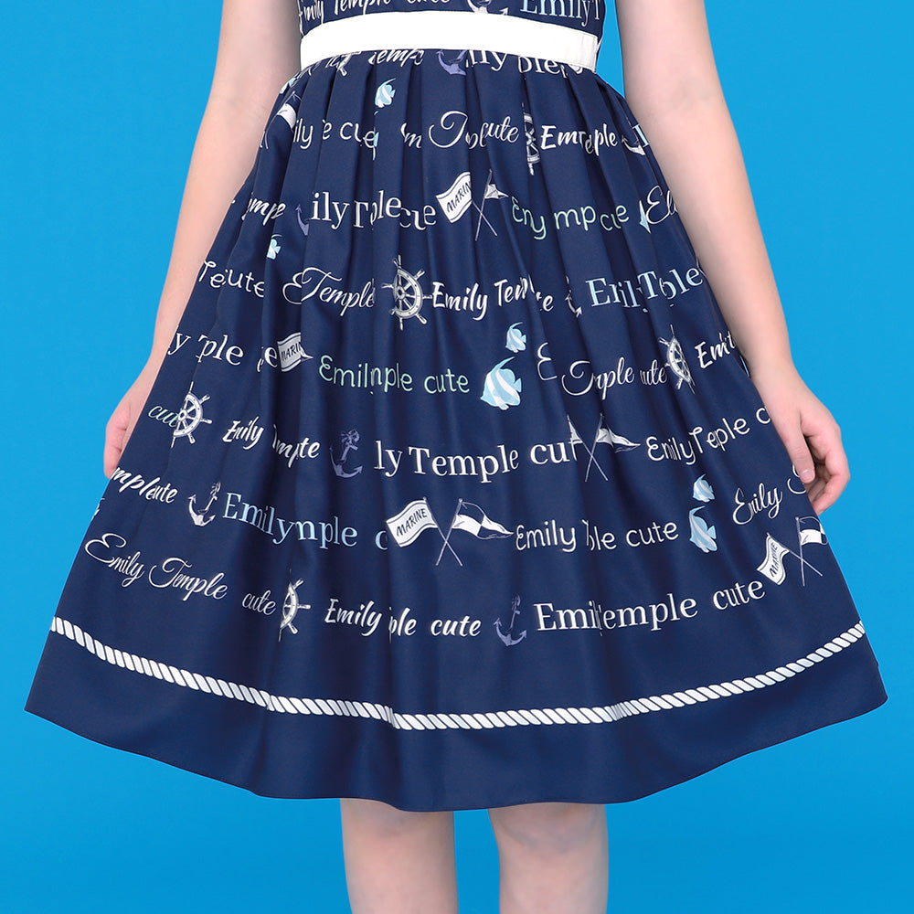 MARINE Logo Dress