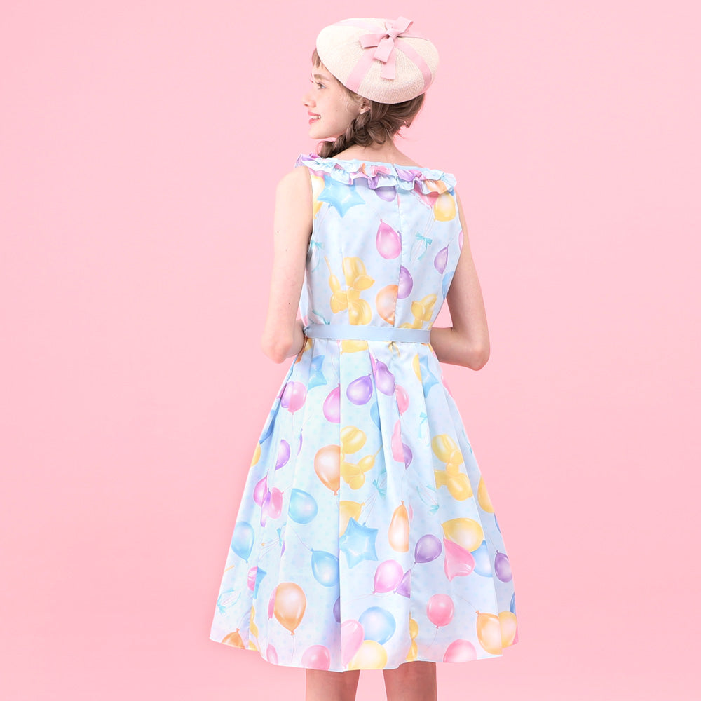 Balloon Sleeveless Dress