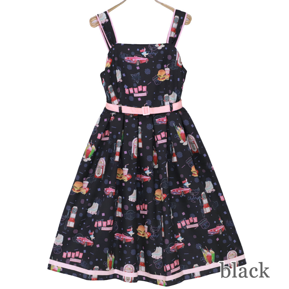 American Diner Sleeveless Dress