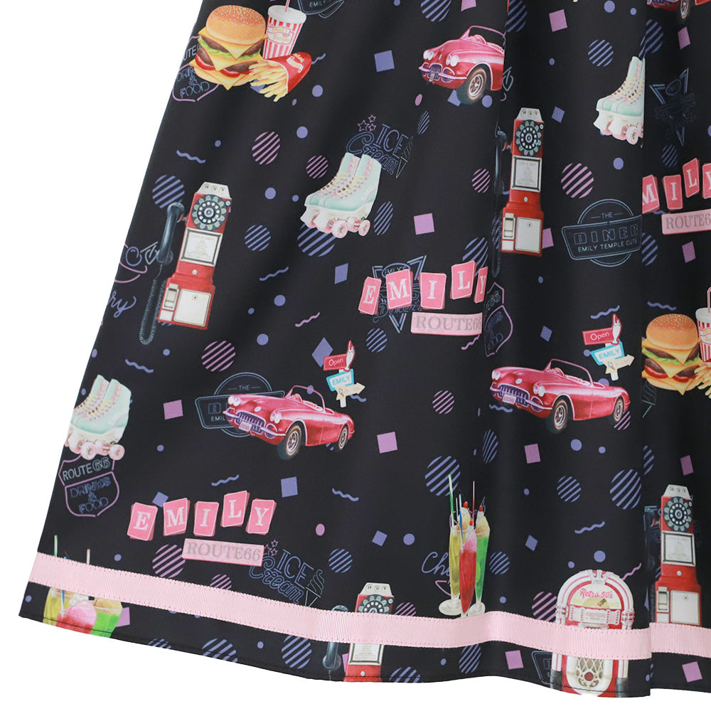 American Diner Sleeveless Dress