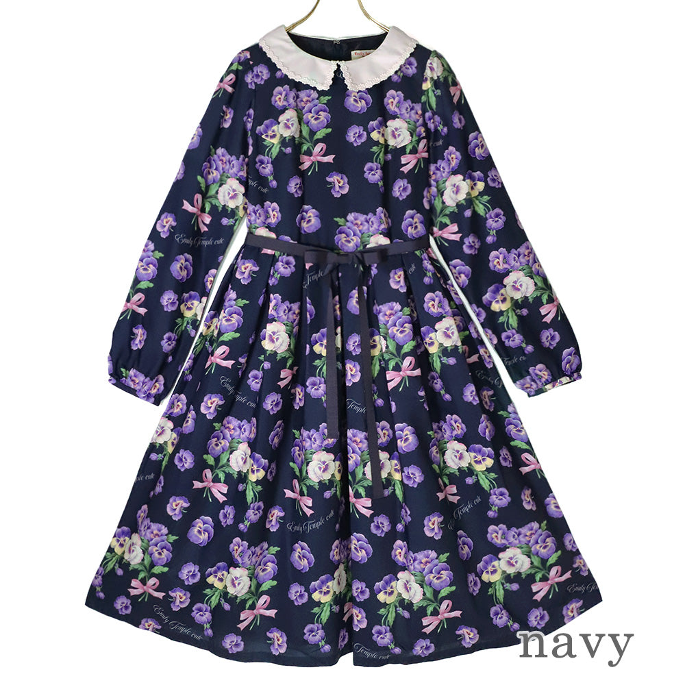 Pansy Ribbon Dress