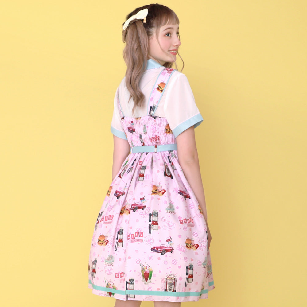 American Diner Sleeveless Dress