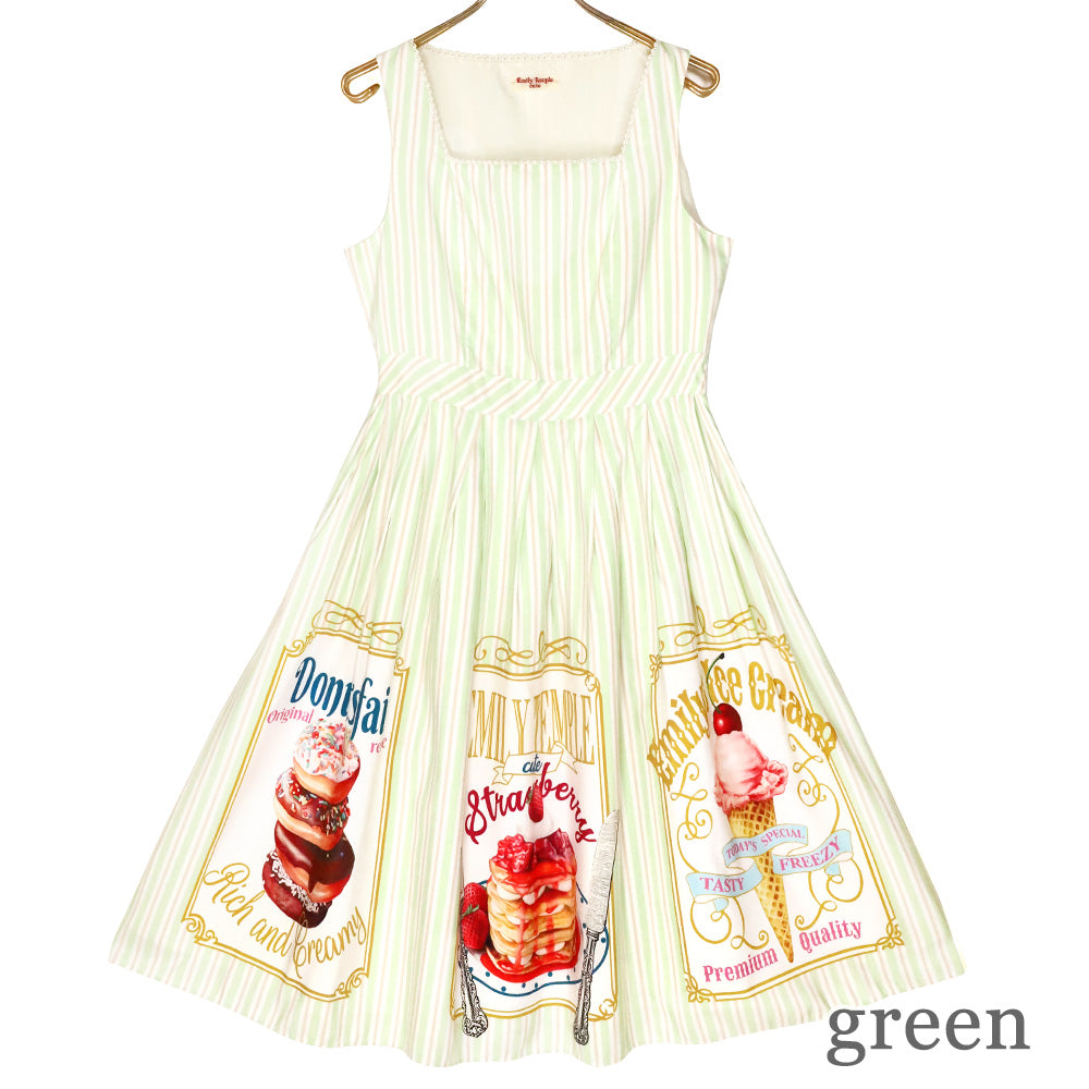 BIG MENU Sleeveless Dress