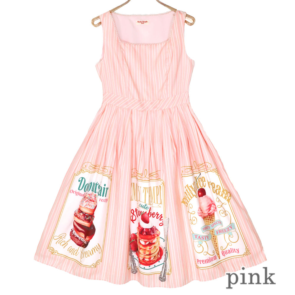 BIG MENU Sleeveless Dress