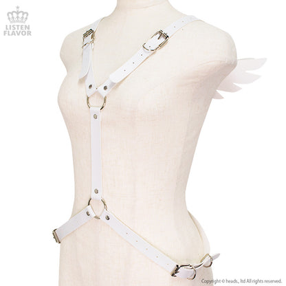 Harness Belt With Angel Wings