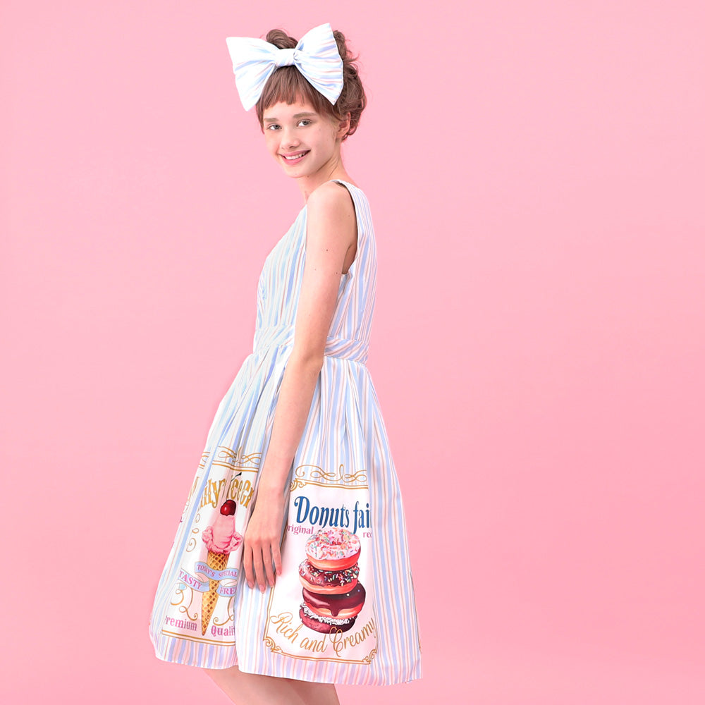 BIG MENU Sleeveless Dress