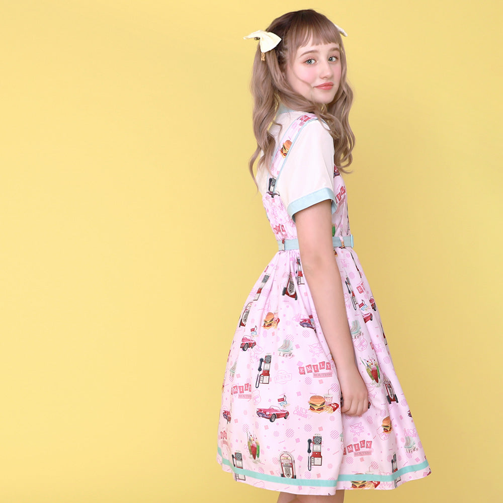 American Diner Sleeveless Dress