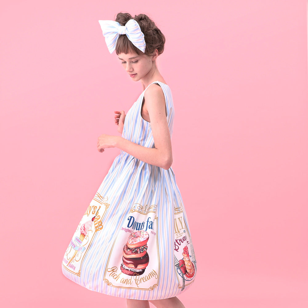 BIG MENU Sleeveless Dress