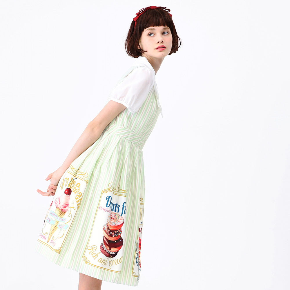 BIG MENU Sleeveless Dress