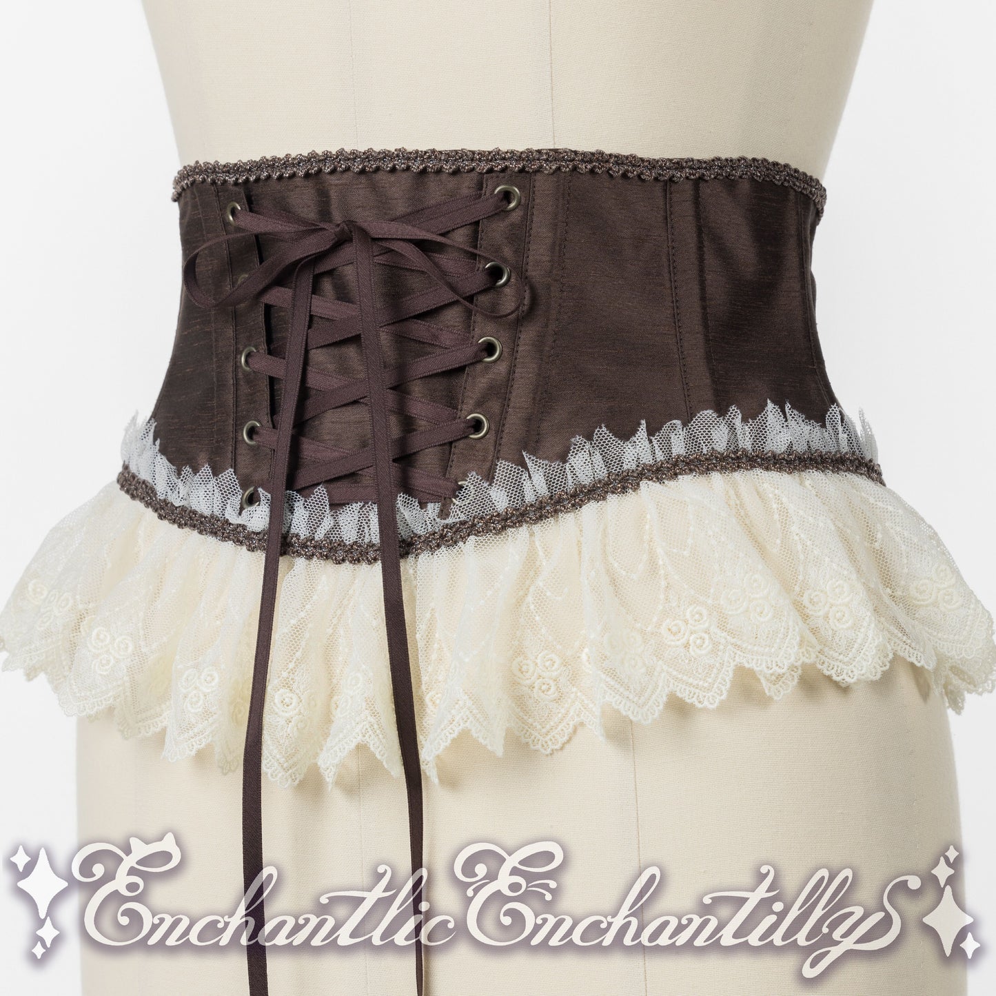 A Tulle Lace Ribbon Corsets