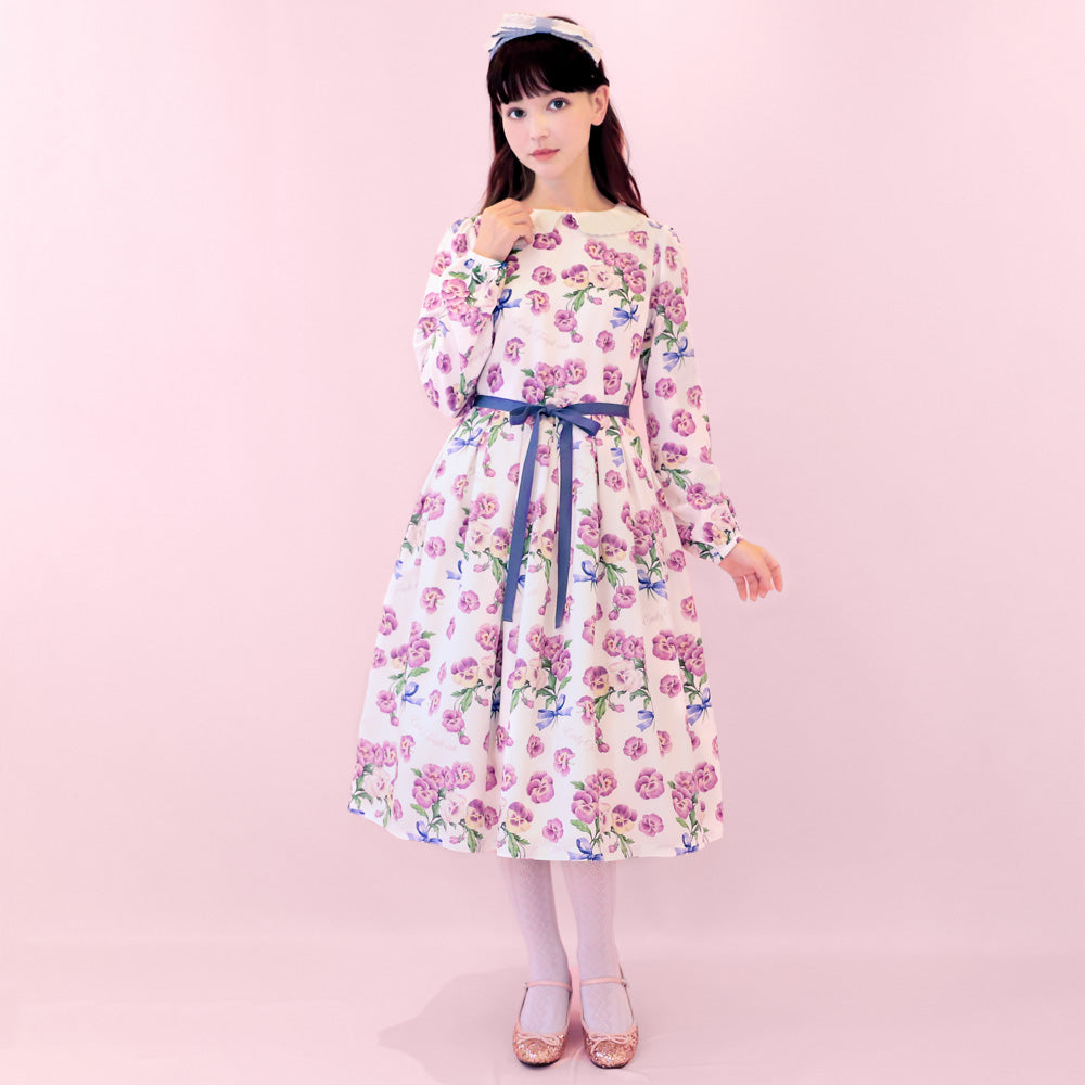 Pansy Ribbon Dress
