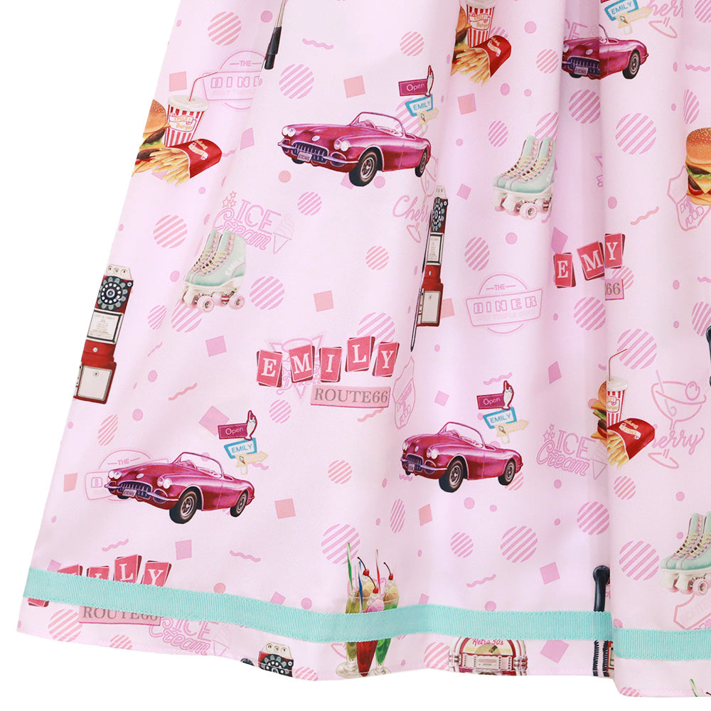 American Diner Sleeveless Dress