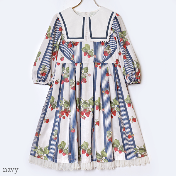 Stripe Strawberry Dress