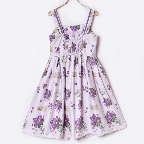 Bouquet of Violets Jumper Dress