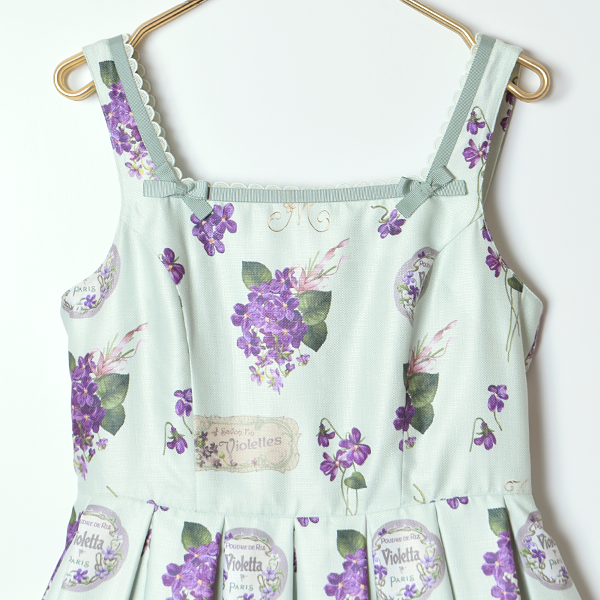 Bouquet of Violets Jumper Dress