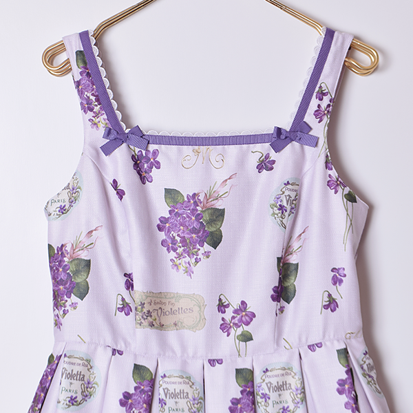 Bouquet of Violets Jumper Dress