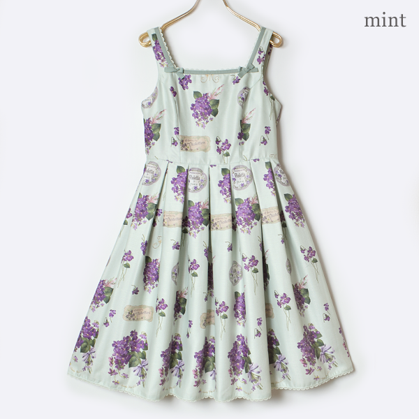 Bouquet of Violets Jumper Dress