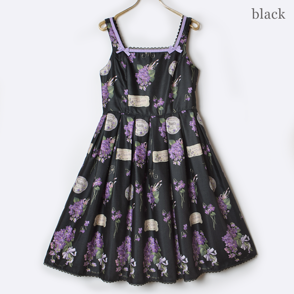 Bouquet of Violets Jumper Dress